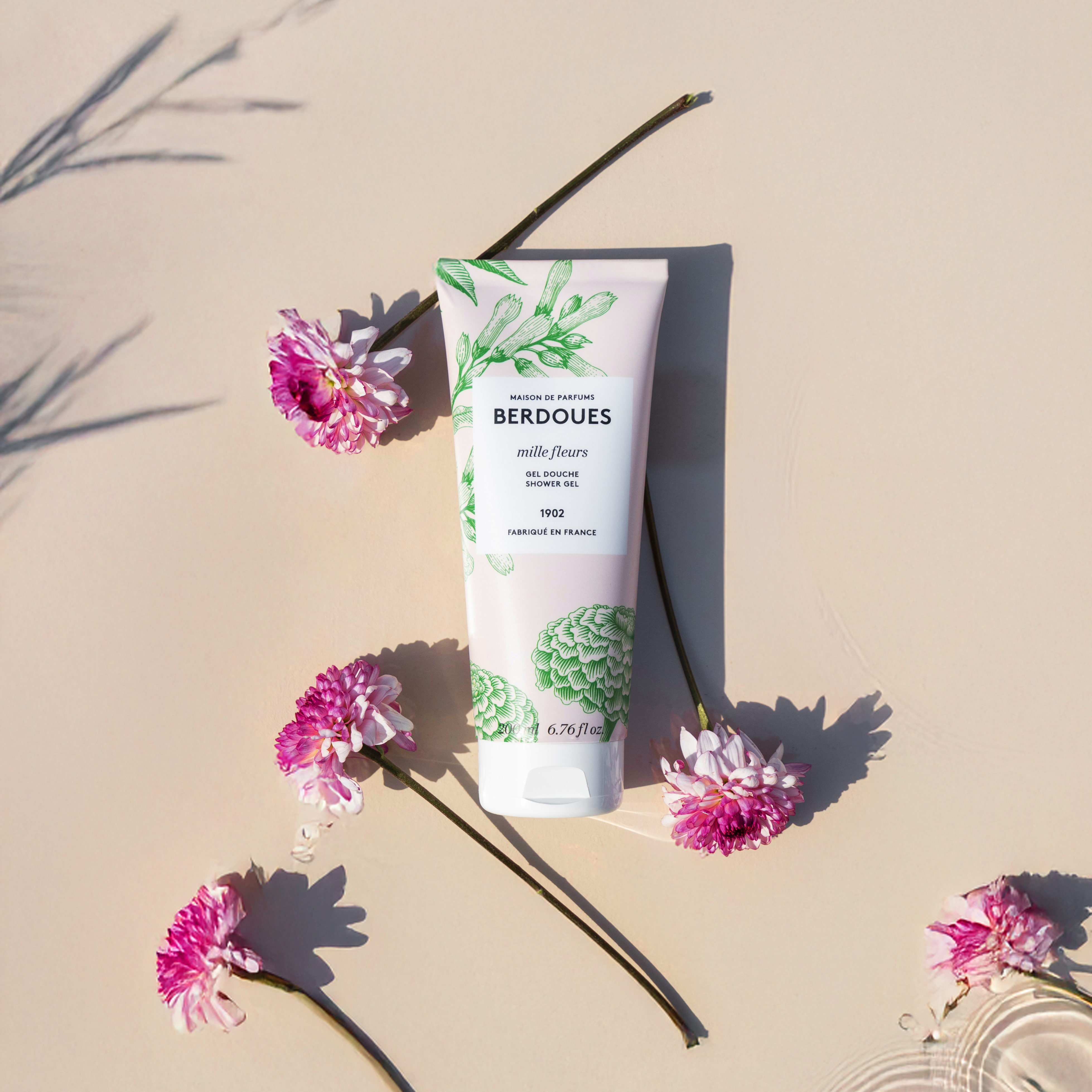 Lot Gel Douche et Lait Corps Mille Fleurs