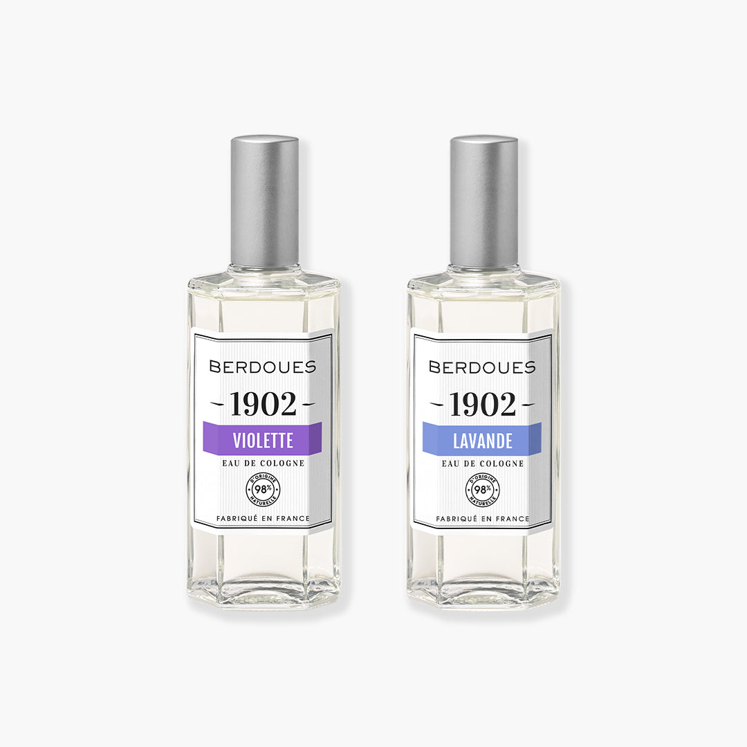 Lot Eaux de Cologne Violette Lavande