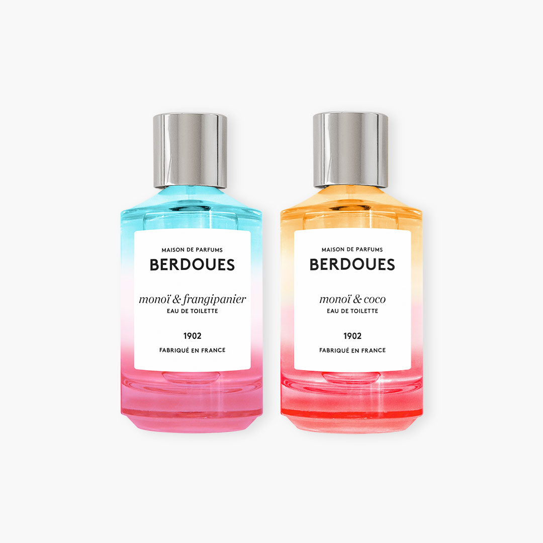 Duo eaux de toilette Monoï & Frangipanier et  Monoï & Coco
